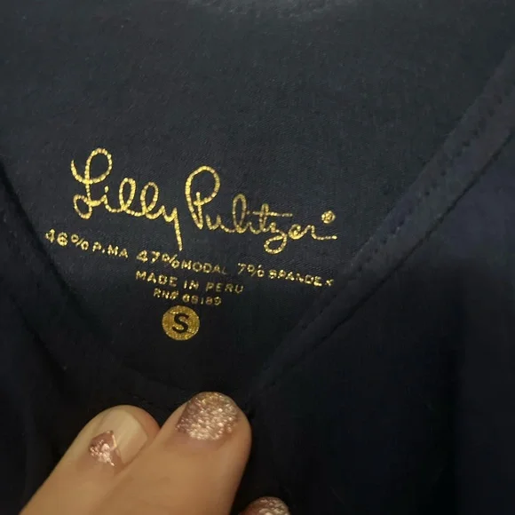 Lilly Pulitzer ruffle tank top - Picture 3 of 5